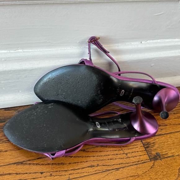 Escada Women's Violet Strappy Heels - Picture 8 of 8